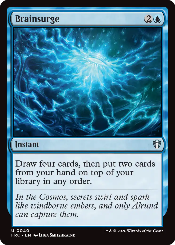Brainsurge [Reality Fracture Commander] | Jomio and Rueliete's Cards and Comics