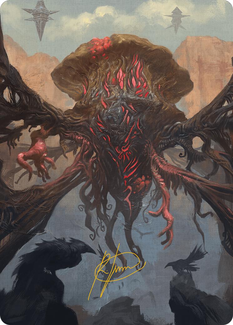 Inversion Behemoth Art Card (Gold-Stamped Signature) [Modern Horizons 3 Art Series] | Jomio and Rueliete's Cards and Comics