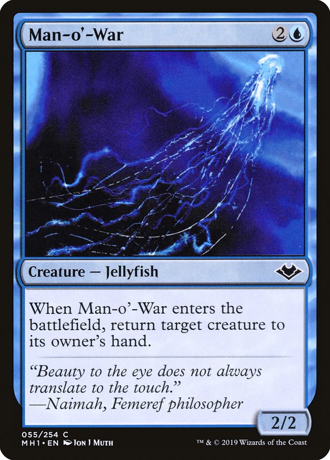 Man-o'-War [Modern Horizons] | Jomio and Rueliete's Cards and Comics