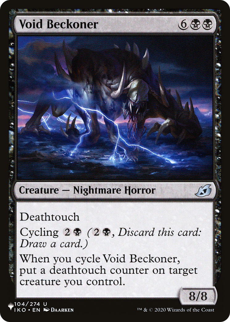 Void Beckoner [The List] | Jomio and Rueliete's Cards and Comics