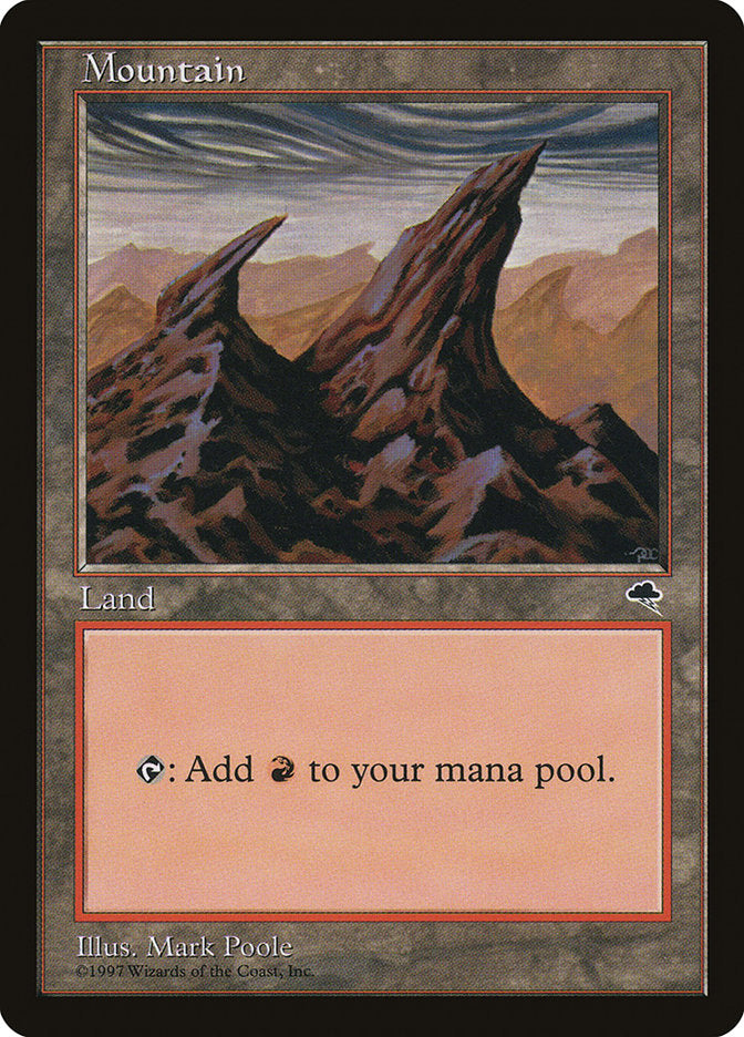 Mountain (All Peaks Pointing Right) [Tempest] | Jomio and Rueliete's Cards and Comics