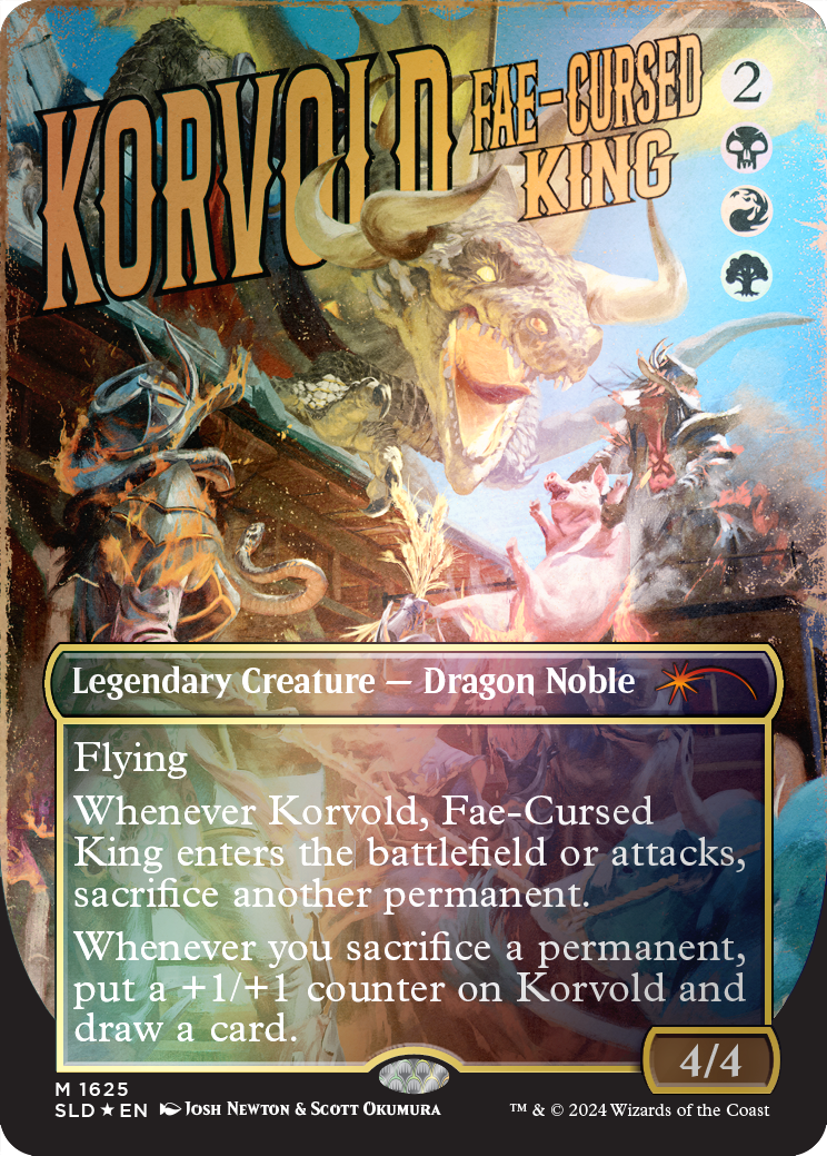 Korvold, Fae-Cursed King (Rainbow Foil) [Secret Lair Drop Series] | Jomio and Rueliete's Cards and Comics