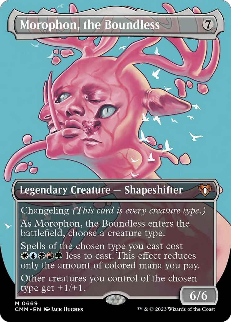 Morophon, the Boundless (Borderless Profile) [Commander Masters] | Jomio and Rueliete's Cards and Comics