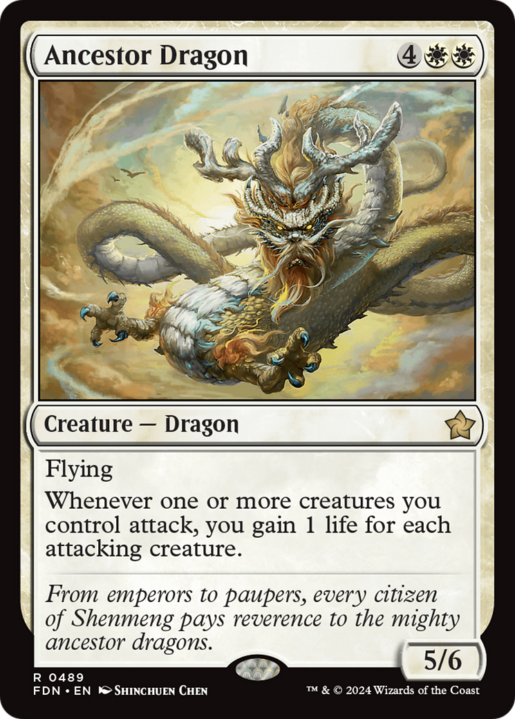 Ancestor Dragon [Foundations] | Jomio and Rueliete's Cards and Comics