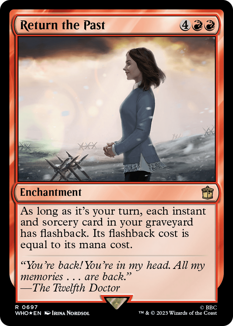 Return the Past (Surge Foil) [Doctor Who] | Jomio and Rueliete's Cards and Comics