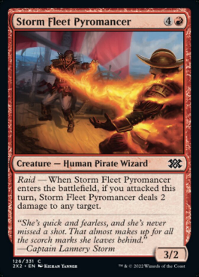 Storm Fleet Pyromancer [Double Masters 2022] | Jomio and Rueliete's Cards and Comics