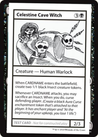 Celestine Cave Witch (2021 Edition) [Mystery Booster Playtest Cards] | Jomio and Rueliete's Cards and Comics