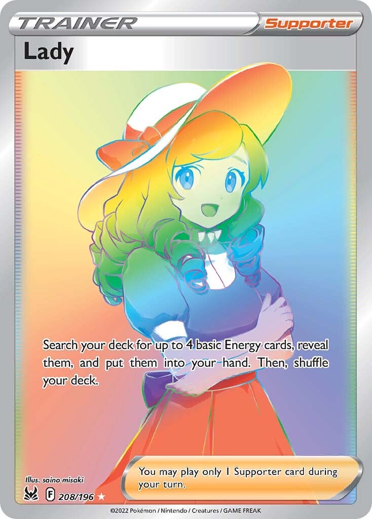 Lady (208/196) [Sword & Shield: Lost Origin] | Jomio and Rueliete's Cards and Comics