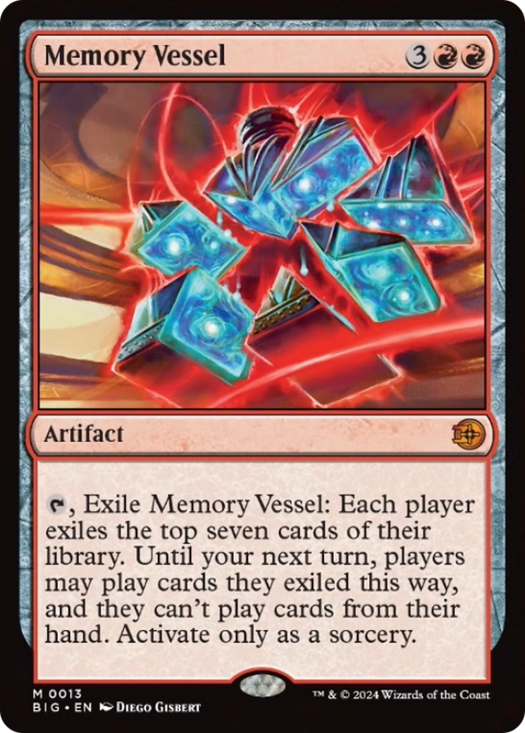Memory Vessel [Outlaws of Thunder Junction: The Big Score] | Jomio and Rueliete's Cards and Comics