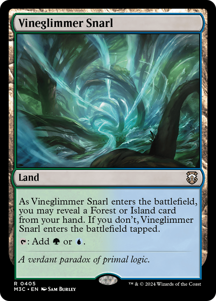 Vineglimmer Snarl (Ripple Foil) [Modern Horizons 3 Commander] | Jomio and Rueliete's Cards and Comics