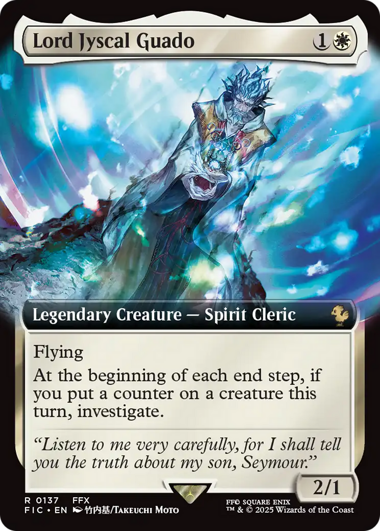 Lord Jyscal Guado (Extended Art) [FINAL FANTASY Commander] | Jomio and Rueliete's Cards and Comics
