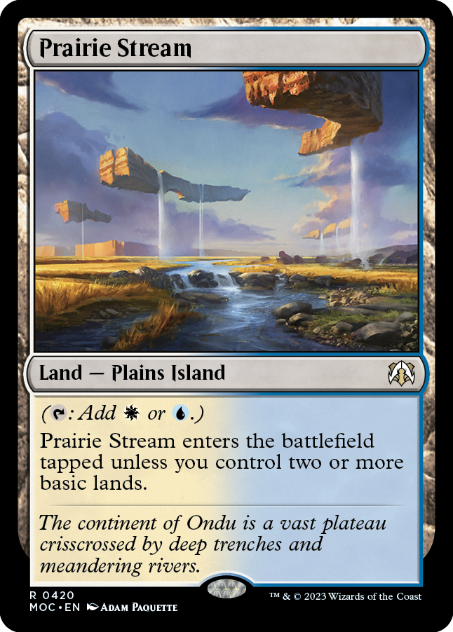 Prairie Stream [March of the Machine Commander] | Jomio and Rueliete's Cards and Comics