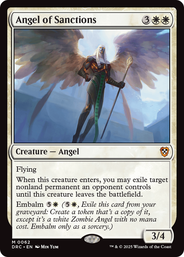 Angel of Sanctions [Aetherdrift Commander] | Jomio and Rueliete's Cards and Comics