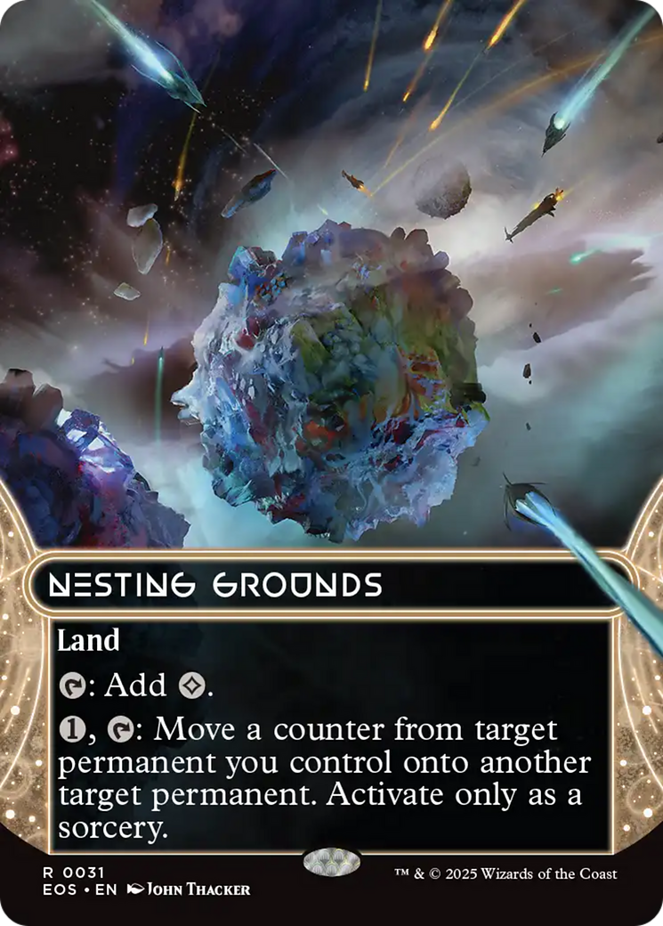Nesting Grounds (0031) (Borderless) [Edge of Eternities: Stellar Sights] | Jomio and Rueliete's Cards and Comics