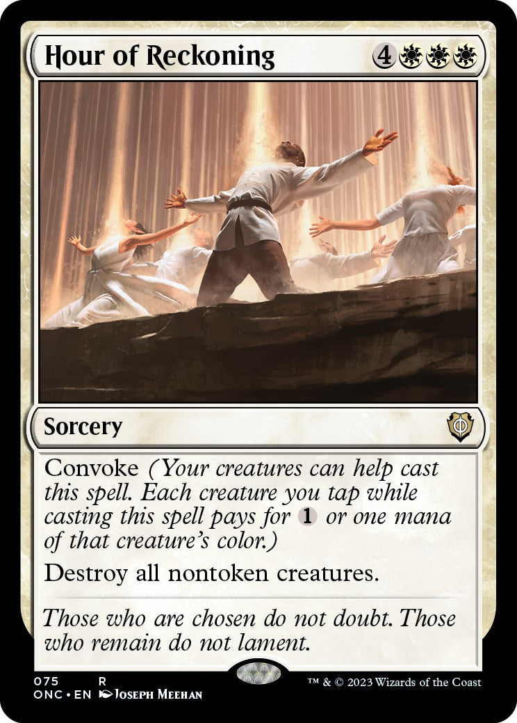 Hour of Reckoning [Phyrexia: All Will Be One Commander] | Jomio and Rueliete's Cards and Comics