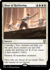 Hour of Reckoning [Phyrexia: All Will Be One Commander] | Jomio and Rueliete's Cards and Comics