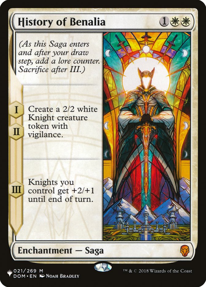 History of Benalia [The List] | Jomio and Rueliete's Cards and Comics