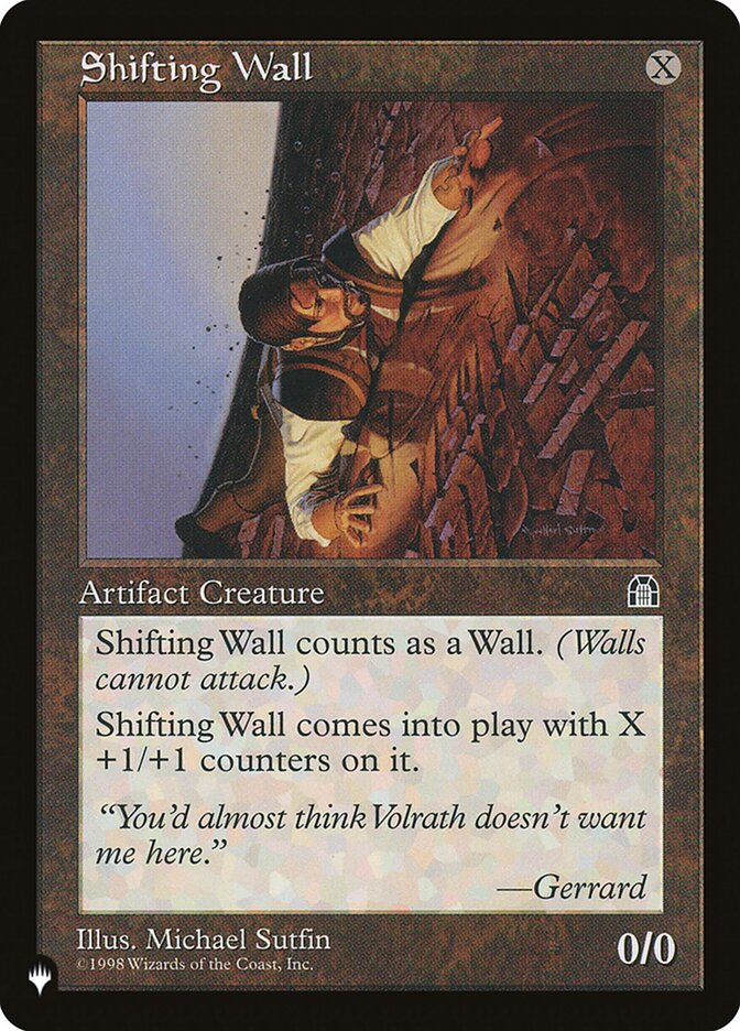 Shifting Wall [The List] | Jomio and Rueliete's Cards and Comics