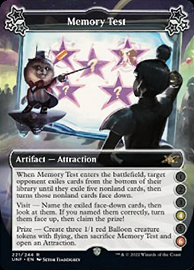Memory Test (4-6) [Unfinity] | Jomio and Rueliete's Cards and Comics
