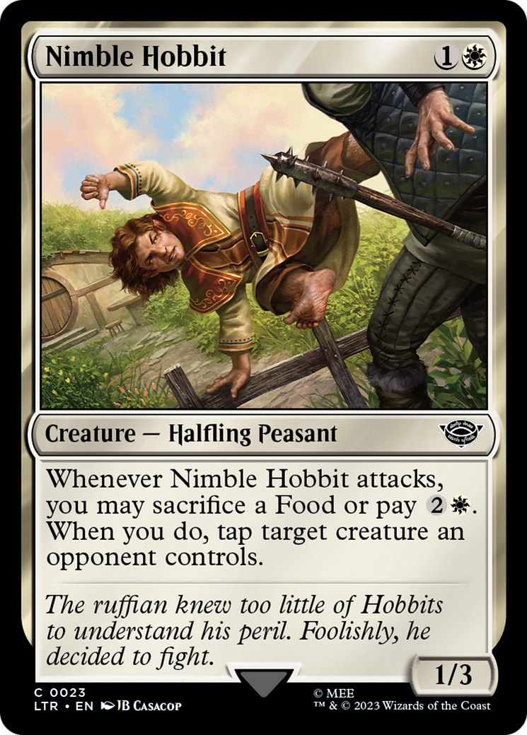 Nimble Hobbit [The Lord of the Rings: Tales of Middle-Earth] | Jomio and Rueliete's Cards and Comics