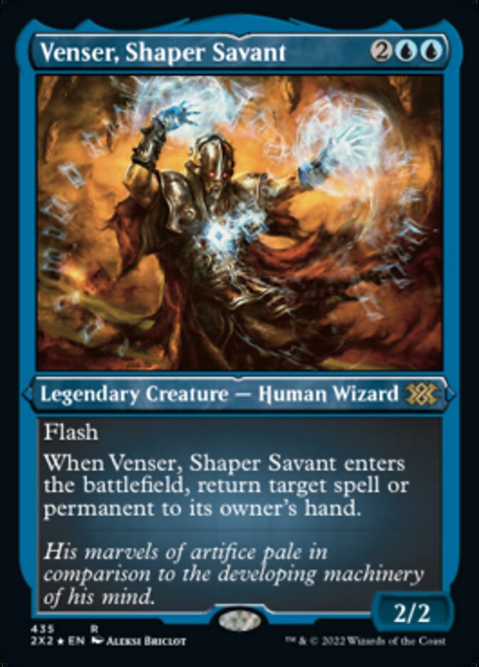 Venser, Shaper Savant (Foil Etched) [Double Masters 2022] | Jomio and Rueliete's Cards and Comics