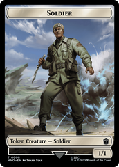Soldier // Treasure (0028) Double-Sided Token [Doctor Who Tokens] | Jomio and Rueliete's Cards and Comics