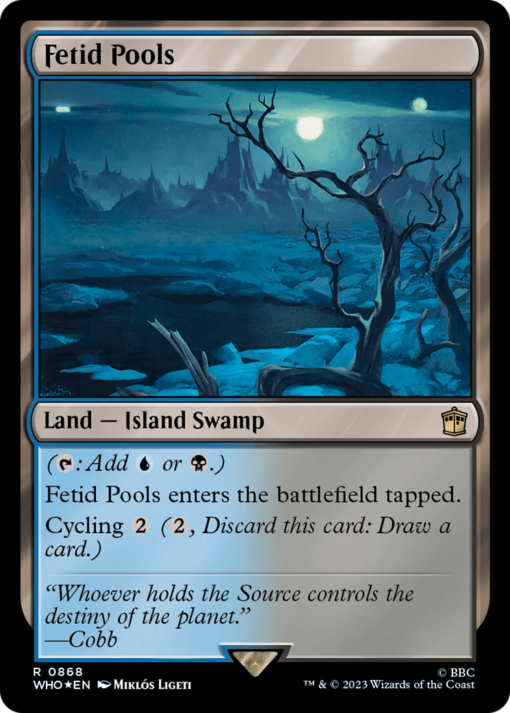 Fetid Pools (Surge Foil) [Doctor Who] | Jomio and Rueliete's Cards and Comics
