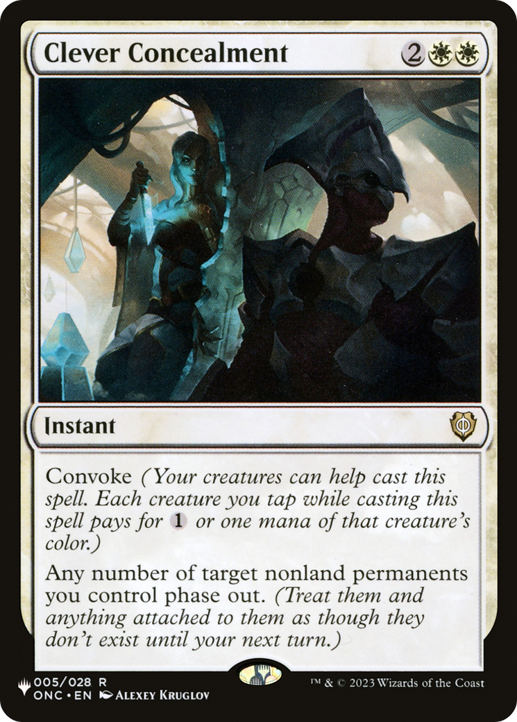 Clever Concealment [The List] | Jomio and Rueliete's Cards and Comics