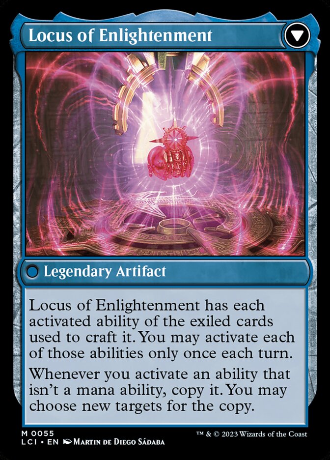 The Enigma Jewel // Locus of Enlightenment [The Lost Caverns of Ixalan] | Jomio and Rueliete's Cards and Comics