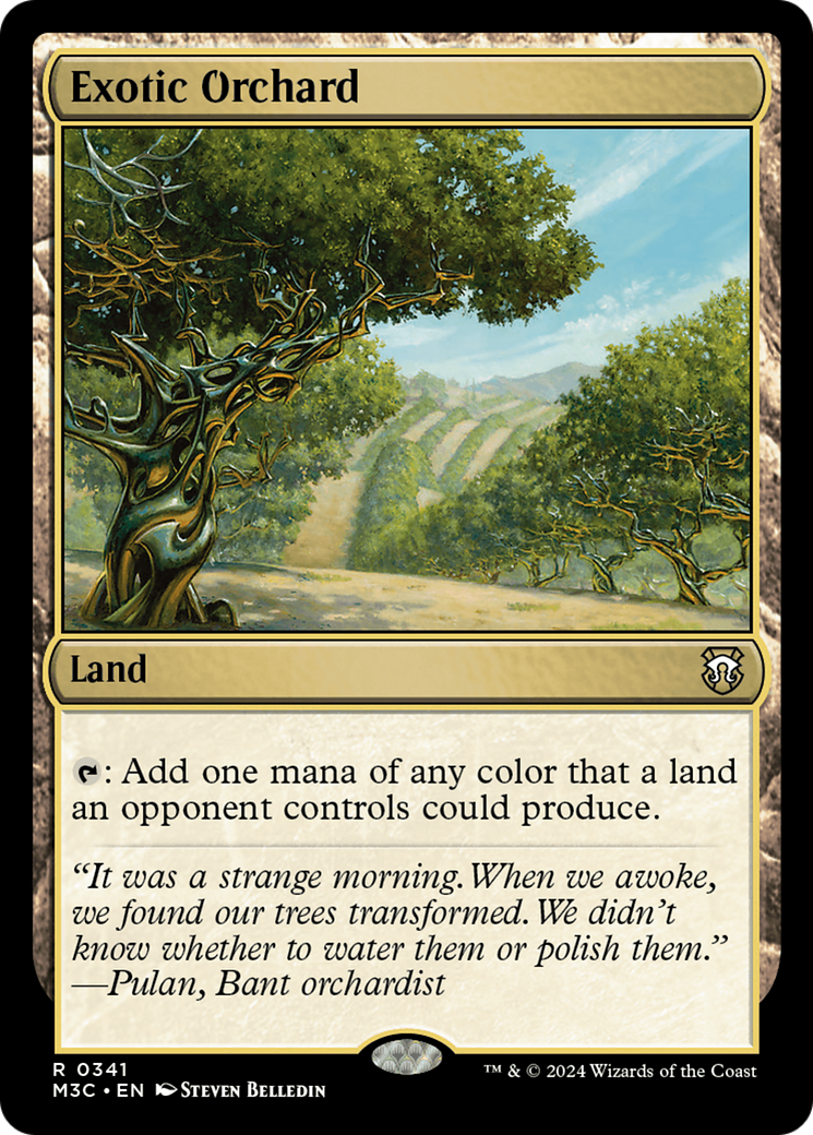 Exotic Orchard (Ripple Foil) [Modern Horizons 3 Commander] | Jomio and Rueliete's Cards and Comics