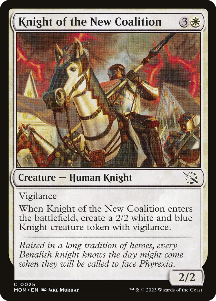 Knight of the New Coalition [March of the Machine] | Jomio and Rueliete's Cards and Comics