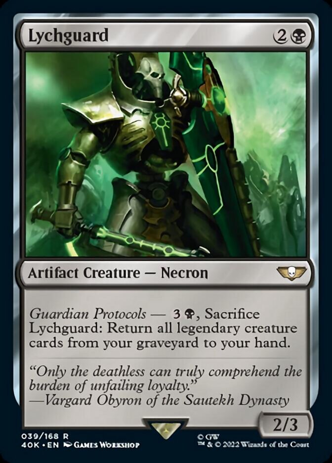 Lychguard (Surge Foil) [Warhammer 40,000] | Jomio and Rueliete's Cards and Comics