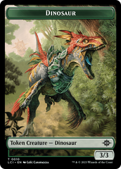 Map // Dinosaur (0010) Double-Sided Token [The Lost Caverns of Ixalan Tokens] | Jomio and Rueliete's Cards and Comics