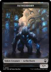 Aetherborn (Ripple Foil) // Servo Double-Sided Token [Modern Horizons 3 Commander Tokens] | Jomio and Rueliete's Cards and Comics