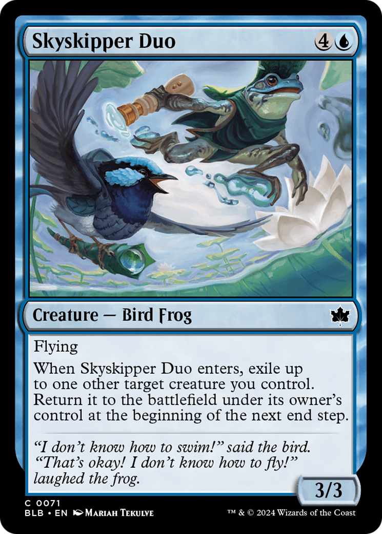 Skyskipper Duo [Bloomburrow] | Jomio and Rueliete's Cards and Comics