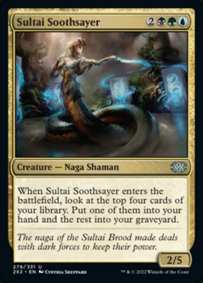 Sultai Soothsayer [Double Masters 2022] | Jomio and Rueliete's Cards and Comics