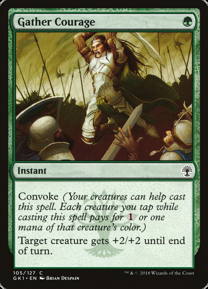 Gather Courage [Guilds of Ravnica Guild Kit] | Jomio and Rueliete's Cards and Comics