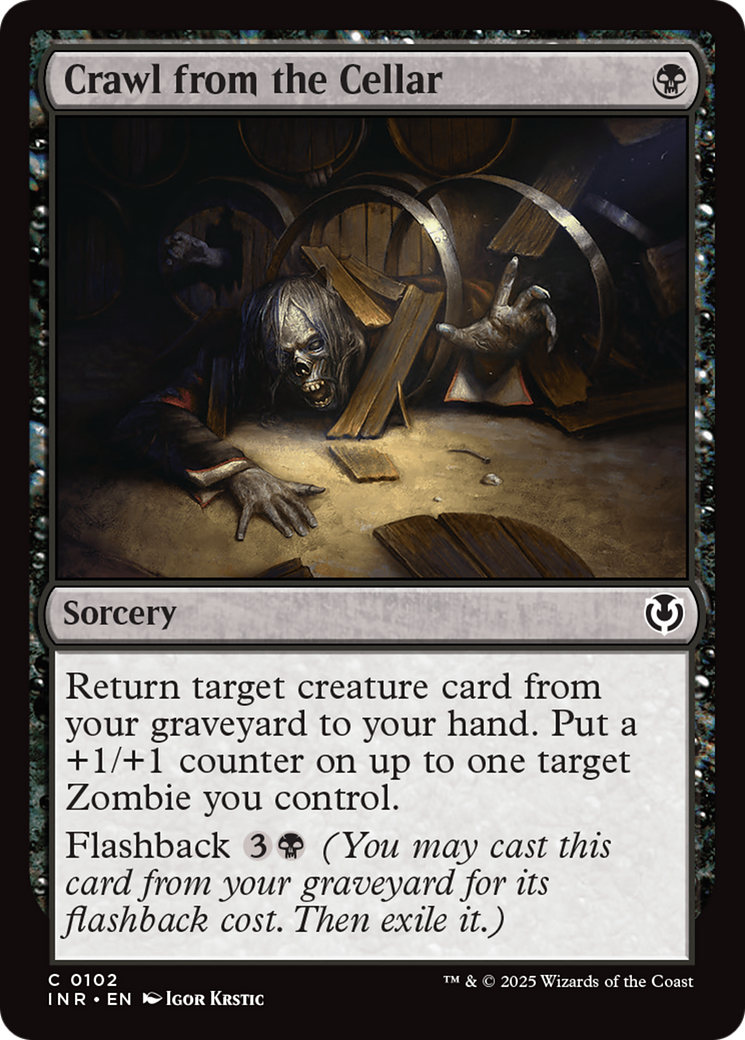 Crawl from the Cellar [Innistrad Remastered] | Jomio and Rueliete's Cards and Comics