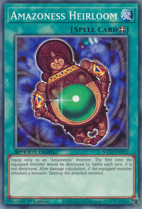 Amazoness Heirloom [SGX3-END12] Common | Jomio and Rueliete's Cards and Comics