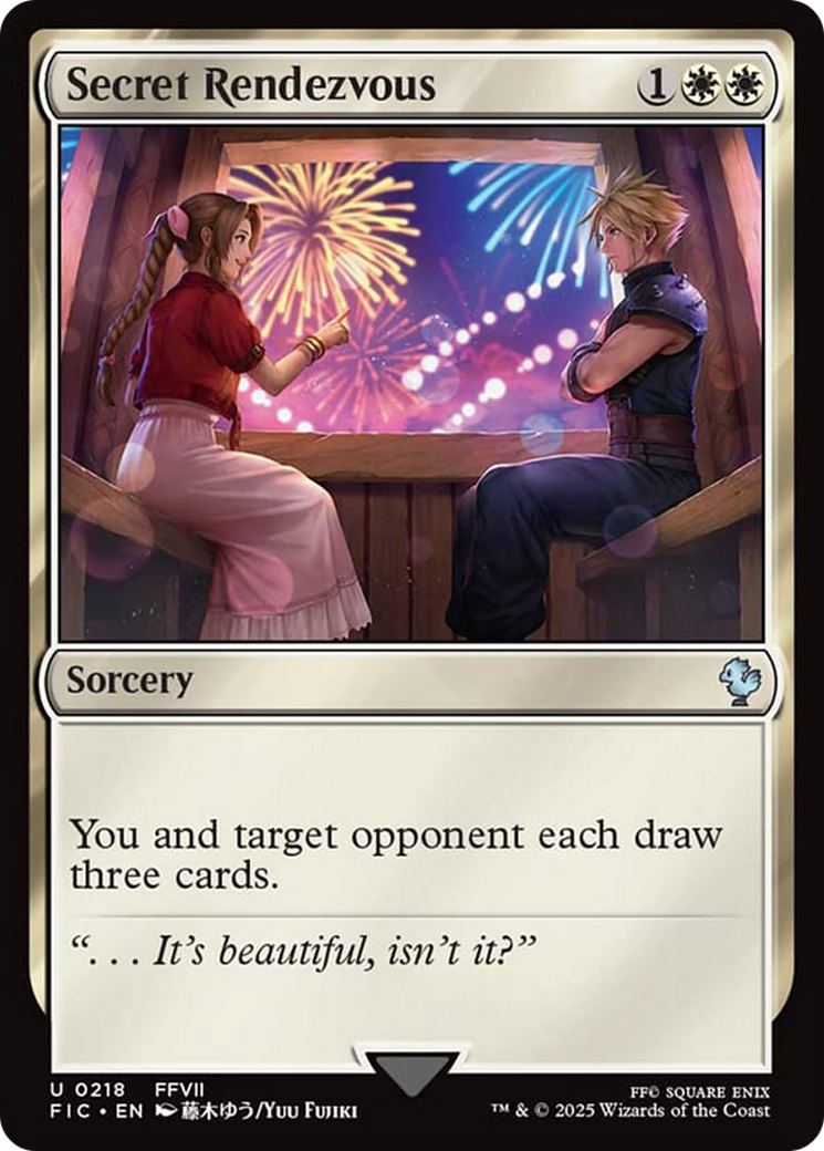 Secret Rendezvous (0218) [FINAL FANTASY Commander] | Jomio and Rueliete's Cards and Comics