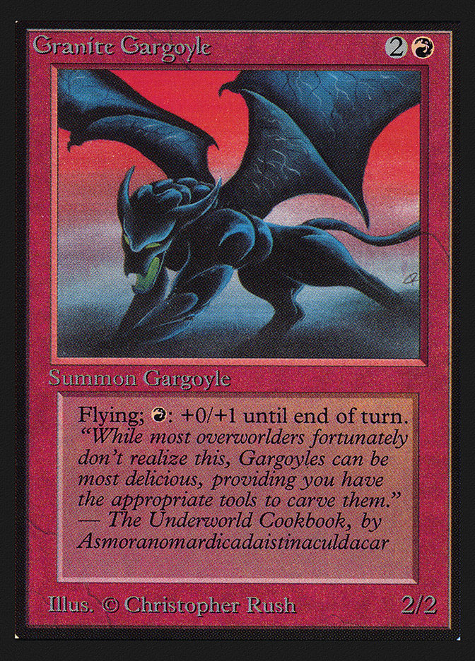 Granite Gargoyle [International Collectors' Edition] | Jomio and Rueliete's Cards and Comics