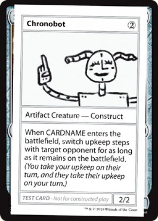 Chronobot (2021 Edition) [Mystery Booster Playtest Cards] | Jomio and Rueliete's Cards and Comics