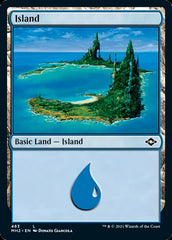 Island (483) [Modern Horizons 2] | Jomio and Rueliete's Cards and Comics