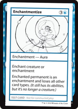 Enchantmentize (2021 Edition) [Mystery Booster Playtest Cards] | Jomio and Rueliete's Cards and Comics
