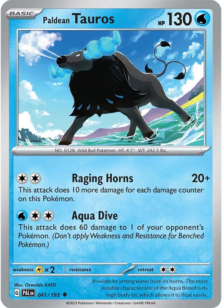 Paldean Tauros (041/193) [Scarlet & Violet: Paldea Evolved] | Jomio and Rueliete's Cards and Comics
