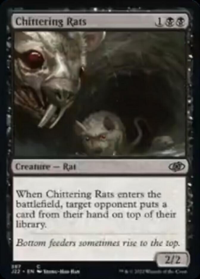 Chittering Rats [Jumpstart 2022] | Jomio and Rueliete's Cards and Comics