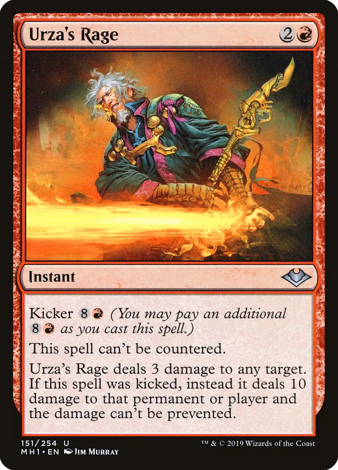 Urza's Rage [Modern Horizons] | Jomio and Rueliete's Cards and Comics