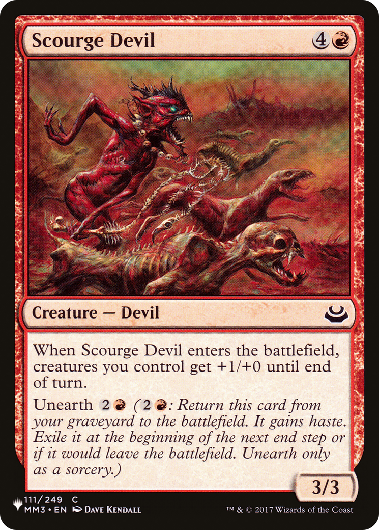 Scourge Devil [The List] | Jomio and Rueliete's Cards and Comics