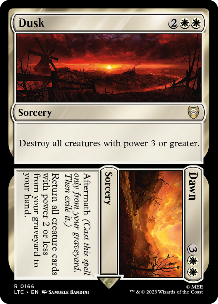 Dusk // Dawn [The Lord of the Rings: Tales of Middle-Earth Commander] | Jomio and Rueliete's Cards and Comics