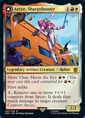 Arcee, Sharpshooter // Arcee, Acrobatic Coupe [Transformers] | Jomio and Rueliete's Cards and Comics